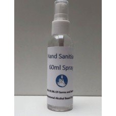 60ml Antibacterial Alcohol Hand Sanitiser Spray Kills 99.99% Germs Bacteria