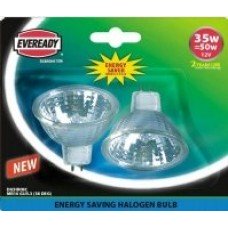 2 Pack Eco Halogen 40W (50W Equiv) MR16 Spotlight Light Bulb