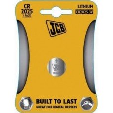 CR2025 3V Button Battery by JCB - Lithium Coin Cell CR2025 