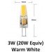 3W (20W Halogen Equiv) 12V G4 LED Capsule Light Bulb in Warm White